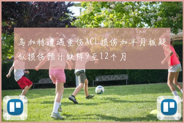 乌加特遭遇重伤ACL损伤加半月板疑似损伤预计缺阵9至12个月